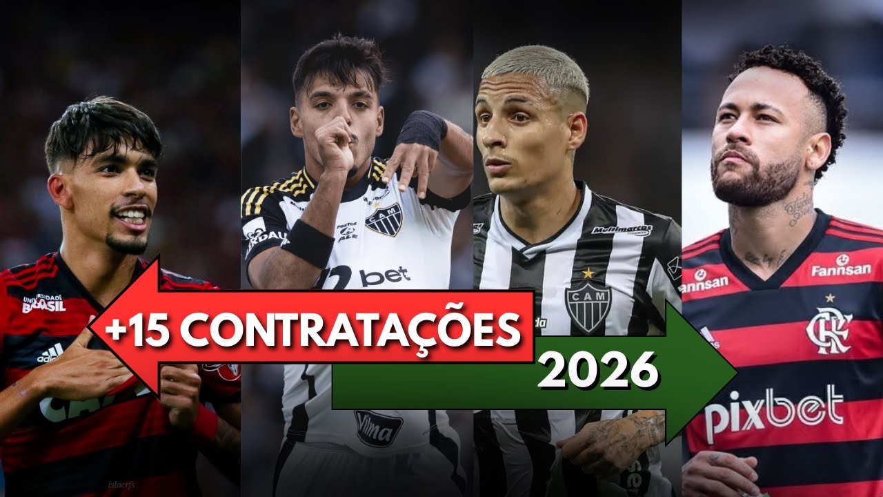 BOMBA! PAQUETÁ NO FLAMENGO 15 CONTRATAÇÕES QUE VÃO PARAR O BRASILEIRÃO 2026!