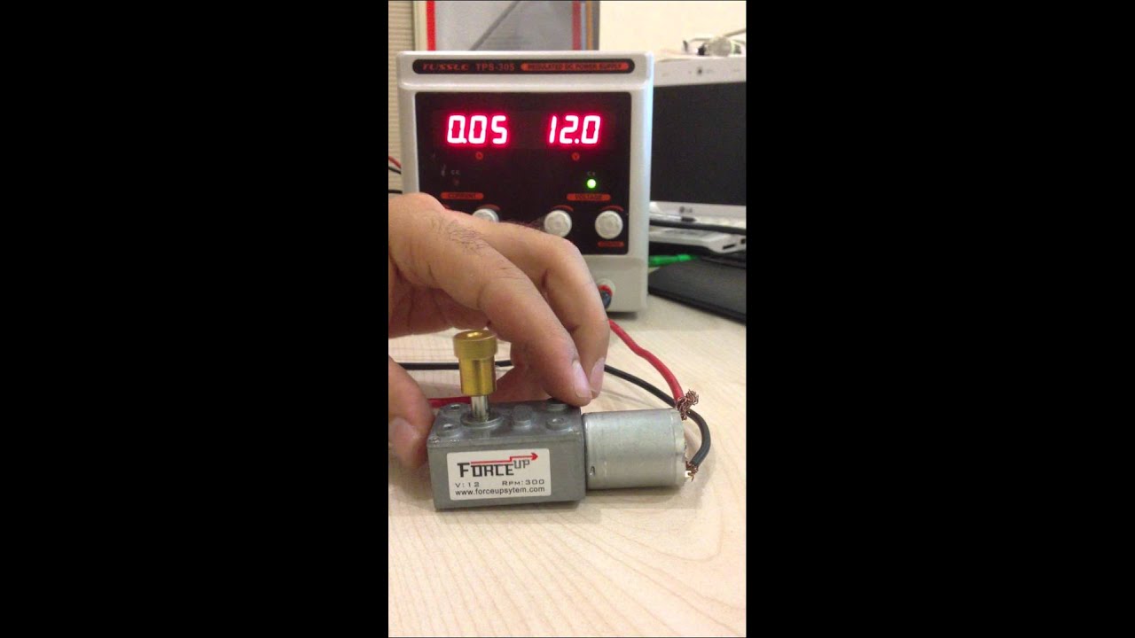 FORCEUP 12V 300 RPM 90&ordm; SHAFT