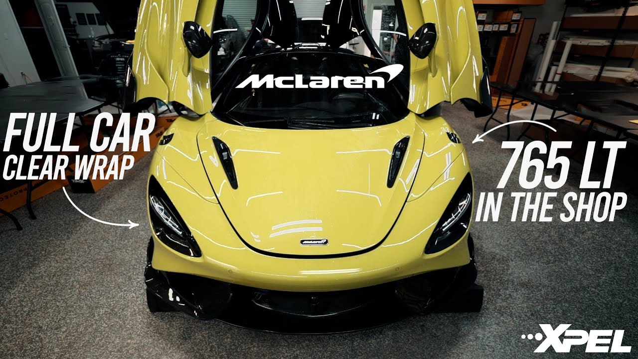 McLaren 765 LT Full Car Wrap in PPF — Full Detail