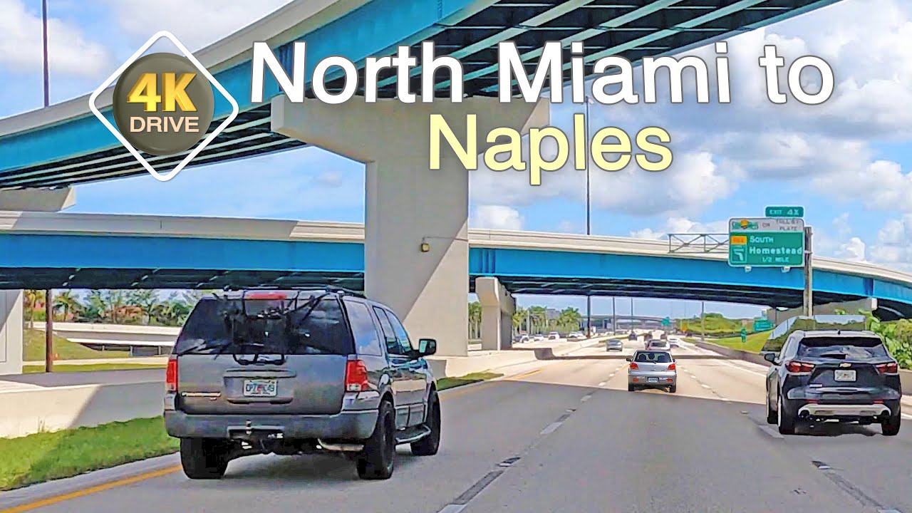 4K DRIVE USA North Miami to Naples FLORIDA GoPro Hero 9
