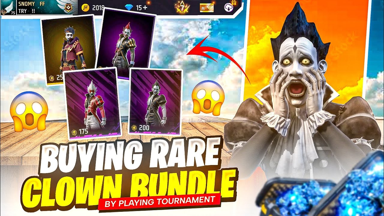 BUYING MID-NIGHT CLOWN BUNDLE 🔥 BY PLAYING TOURNAMENT | EP-1