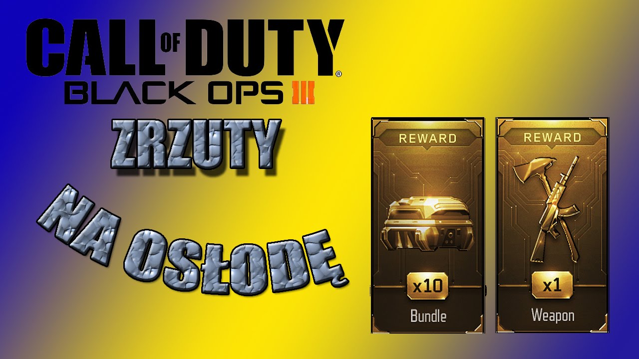 COD BLACK OPS 3 - MX GARAND , DARMOWE ZRZUTY ( SUPPLY DROPS) #PS4