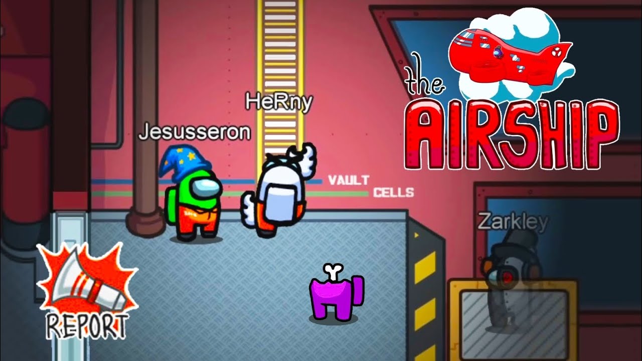 MI PRIMERA VEZ en NUEVO MAPA de AMONG US *THE AIRSHIP*