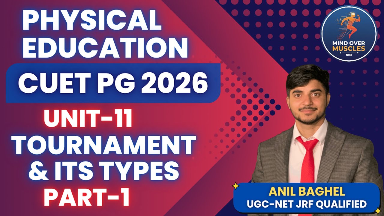 Tournament & Its Types | Sports Management Unit-11 | MPED CUET PG 2026