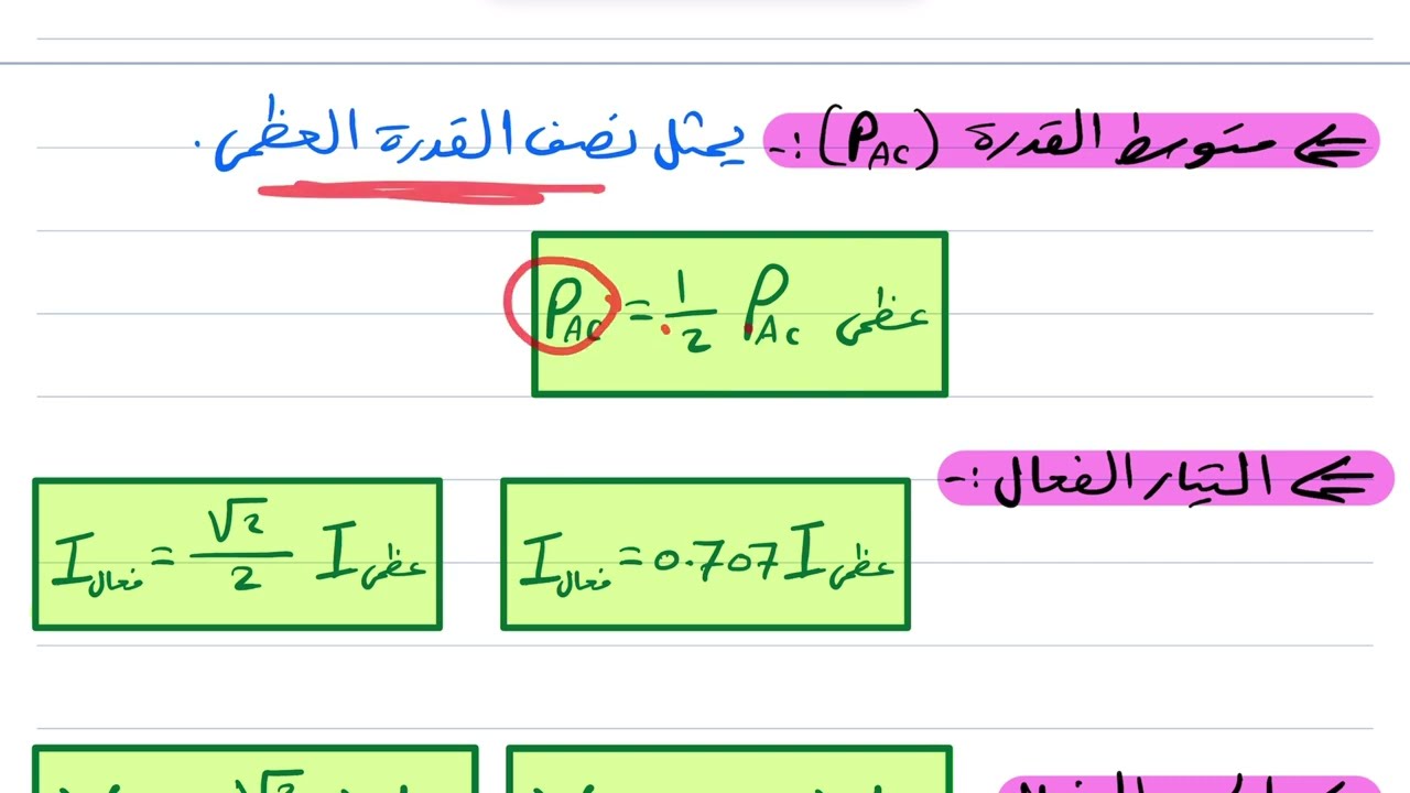 التيار الكهربائي الناتج عن المجالات المغناطيسية (٢) فيزياء ثالث ثانوي 1445