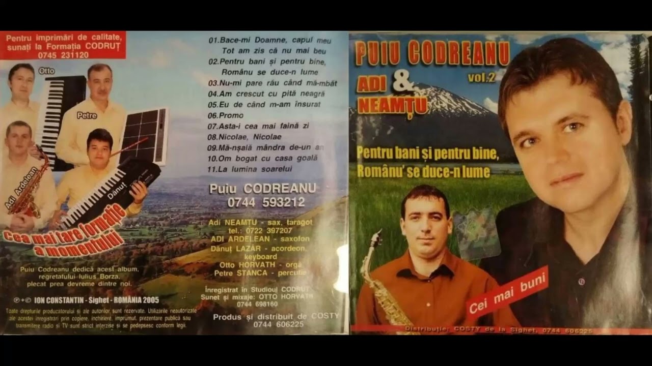 Puiu Codreanu & Adi Neamtu - Vol.2 Pentru Bani Si Pentru Bine Romanu Se Duce-n Lume (2005)