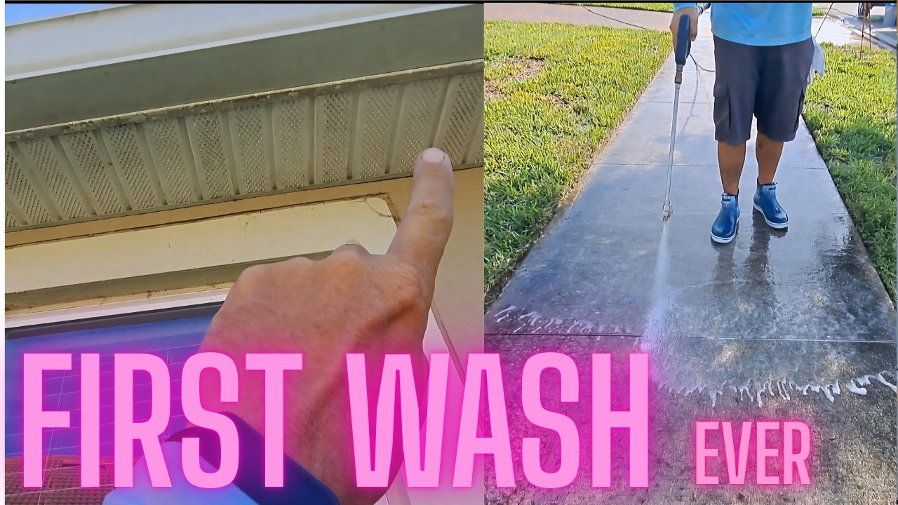 Soft Wash House + Paver Driveway Cleaning | Champions Gate Florida