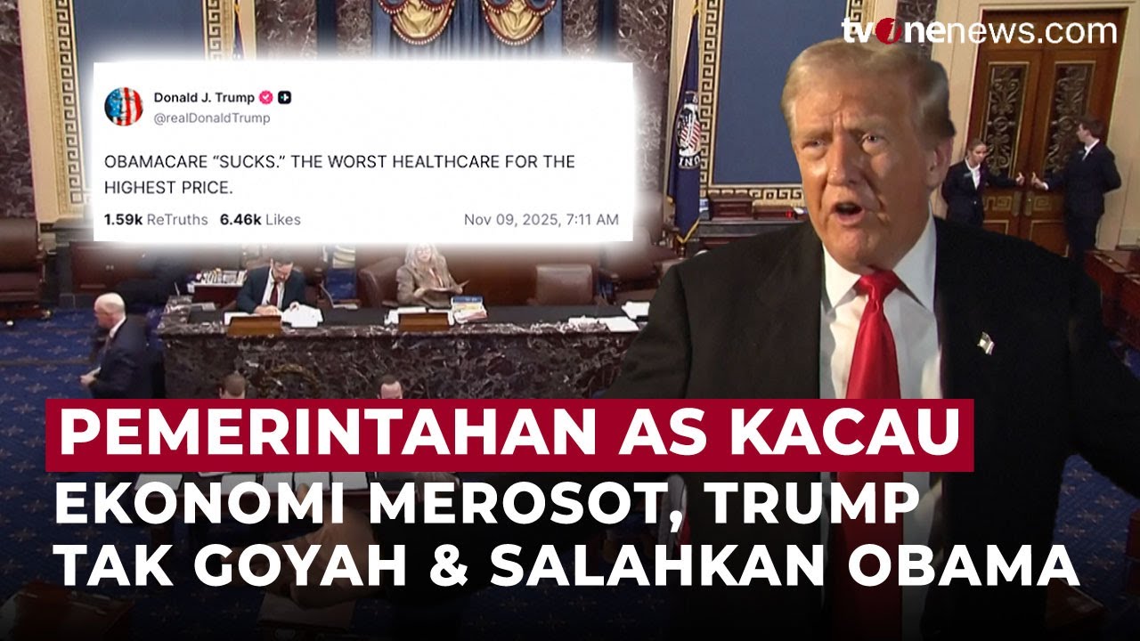 Ekonomi AS Makin Hancur, Trump Justru Salahkan Kebijakan Obama | OneNews Update