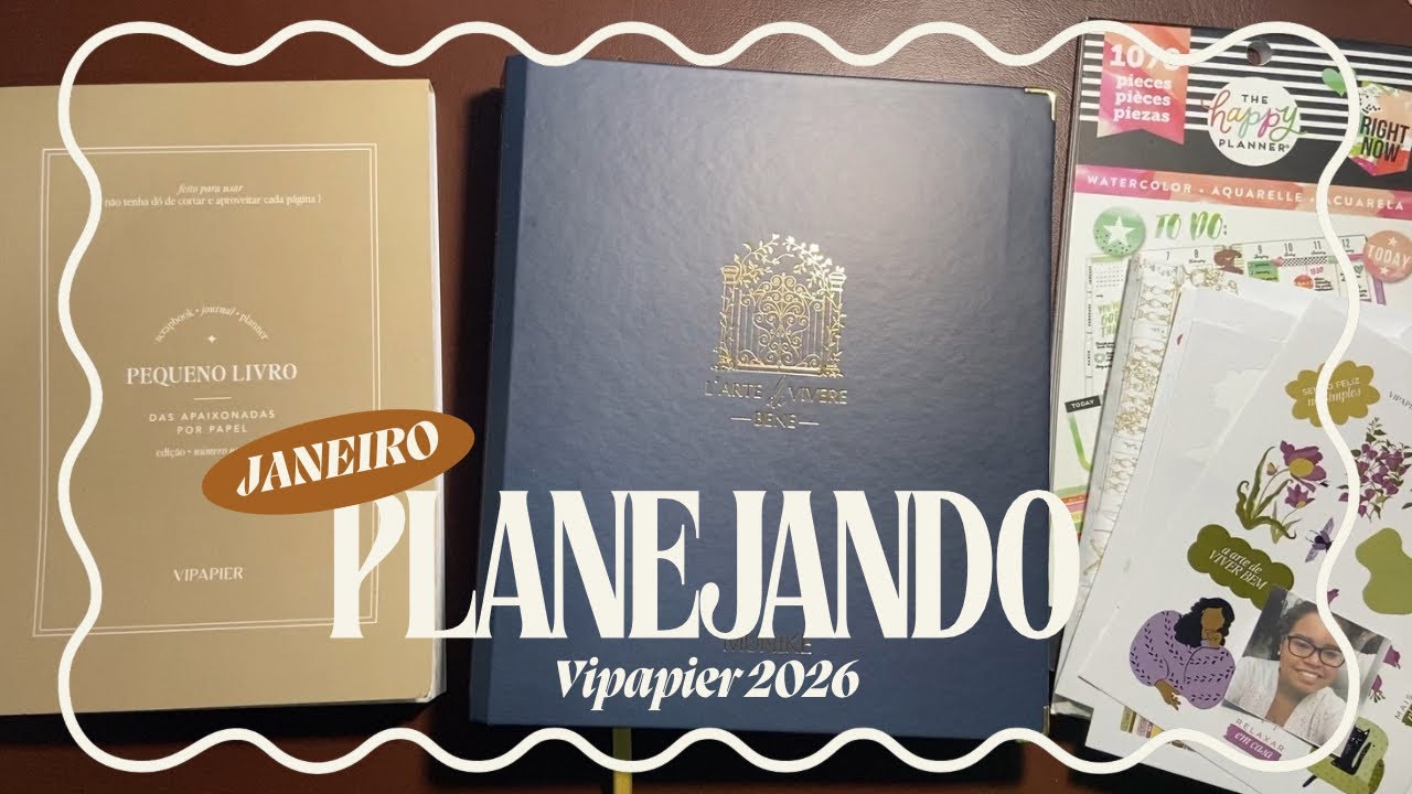Preenchendo meu planner 2026 Vipapier 