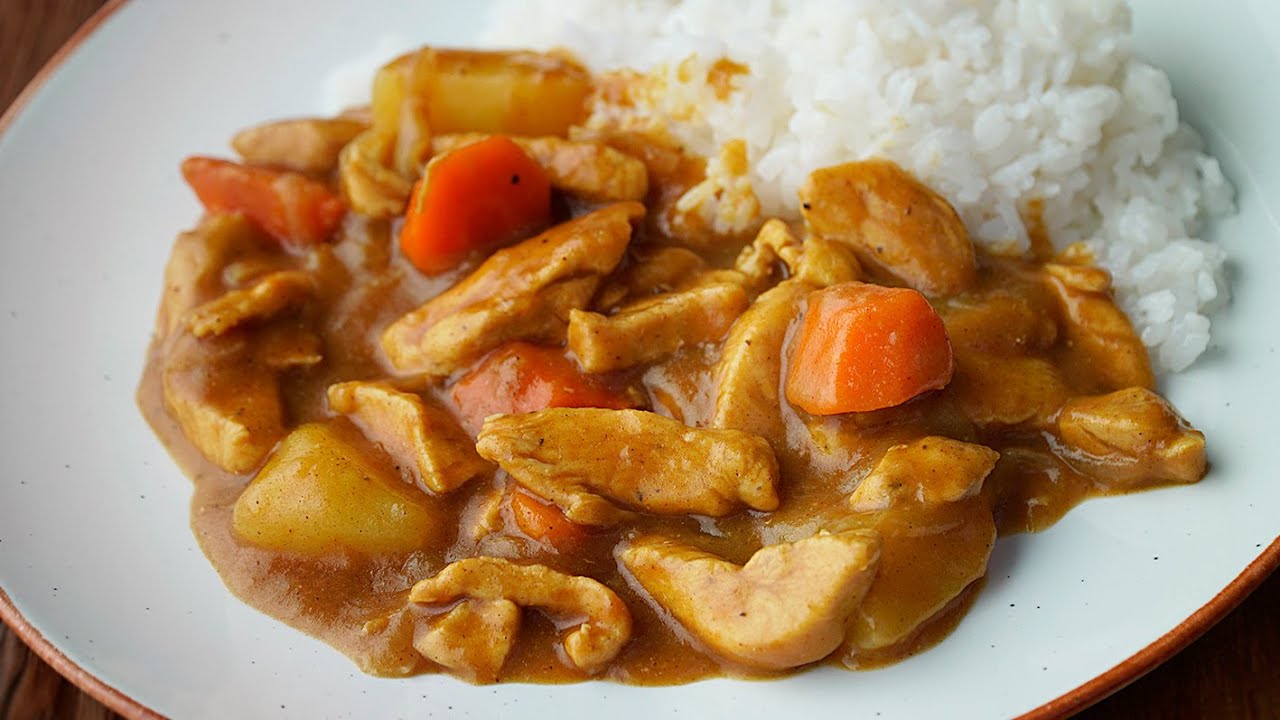 Curry japonés de pollo: una comida completa y exótica
