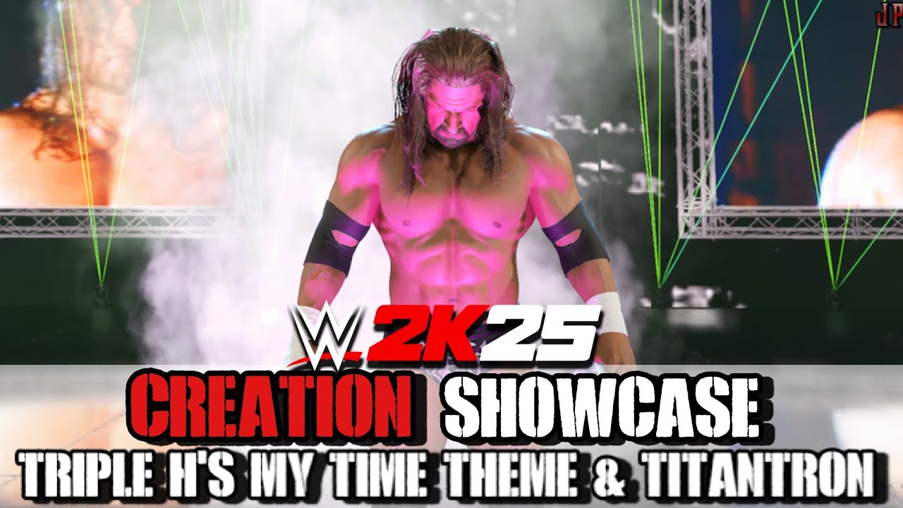 Демонстрация творений WWE 2K25: один из способов открыть «Моё время» Трипл Эйча