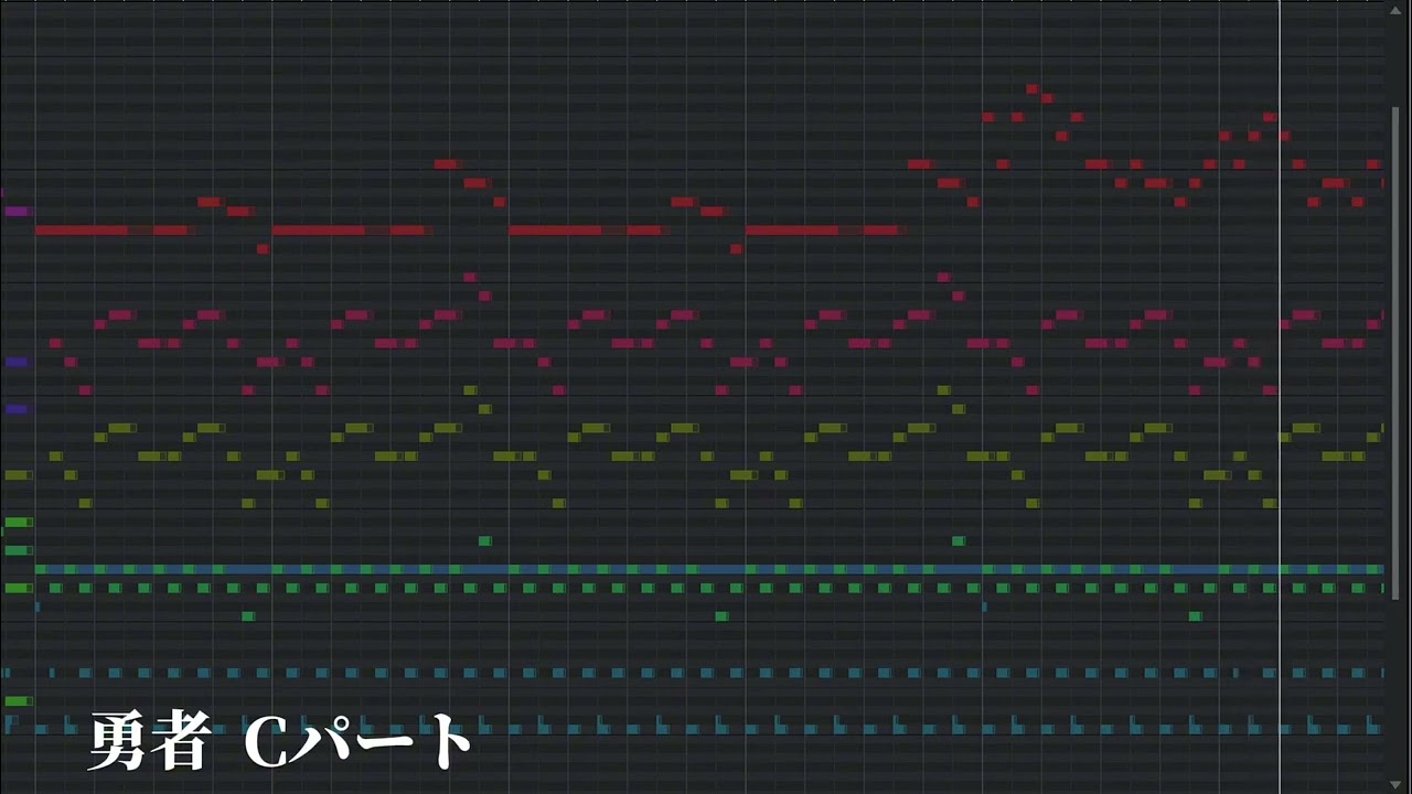 勇者という曲を作りました（Eパートまで）