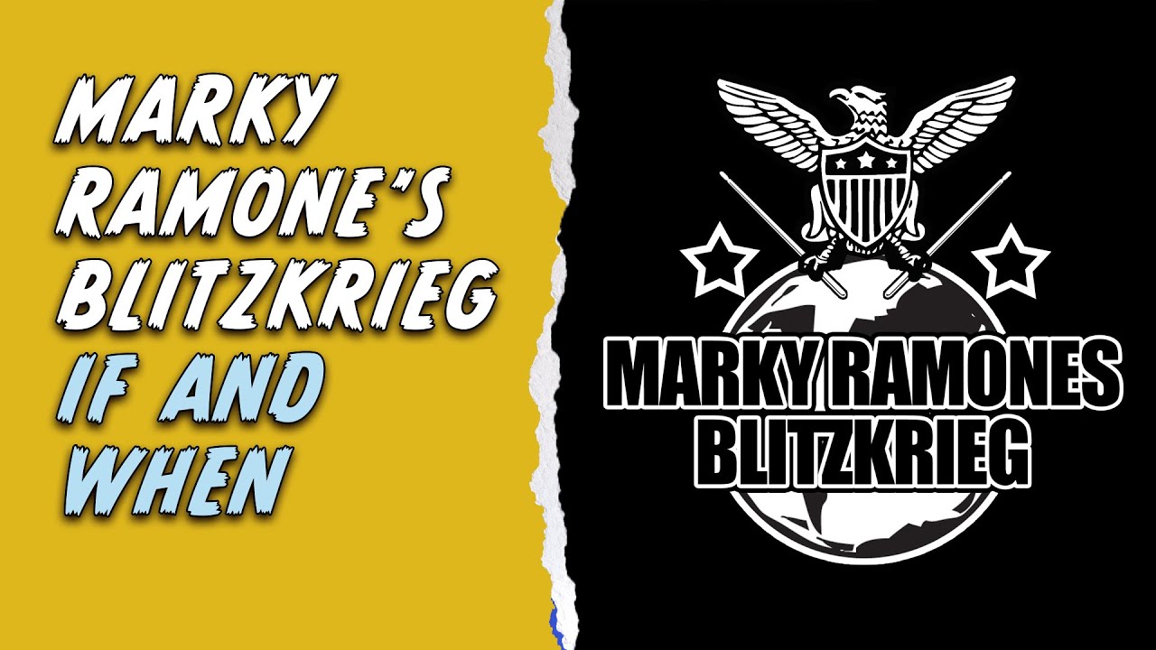 Marky Ramone's Blitzkrieg - If And When -  Lyric Video