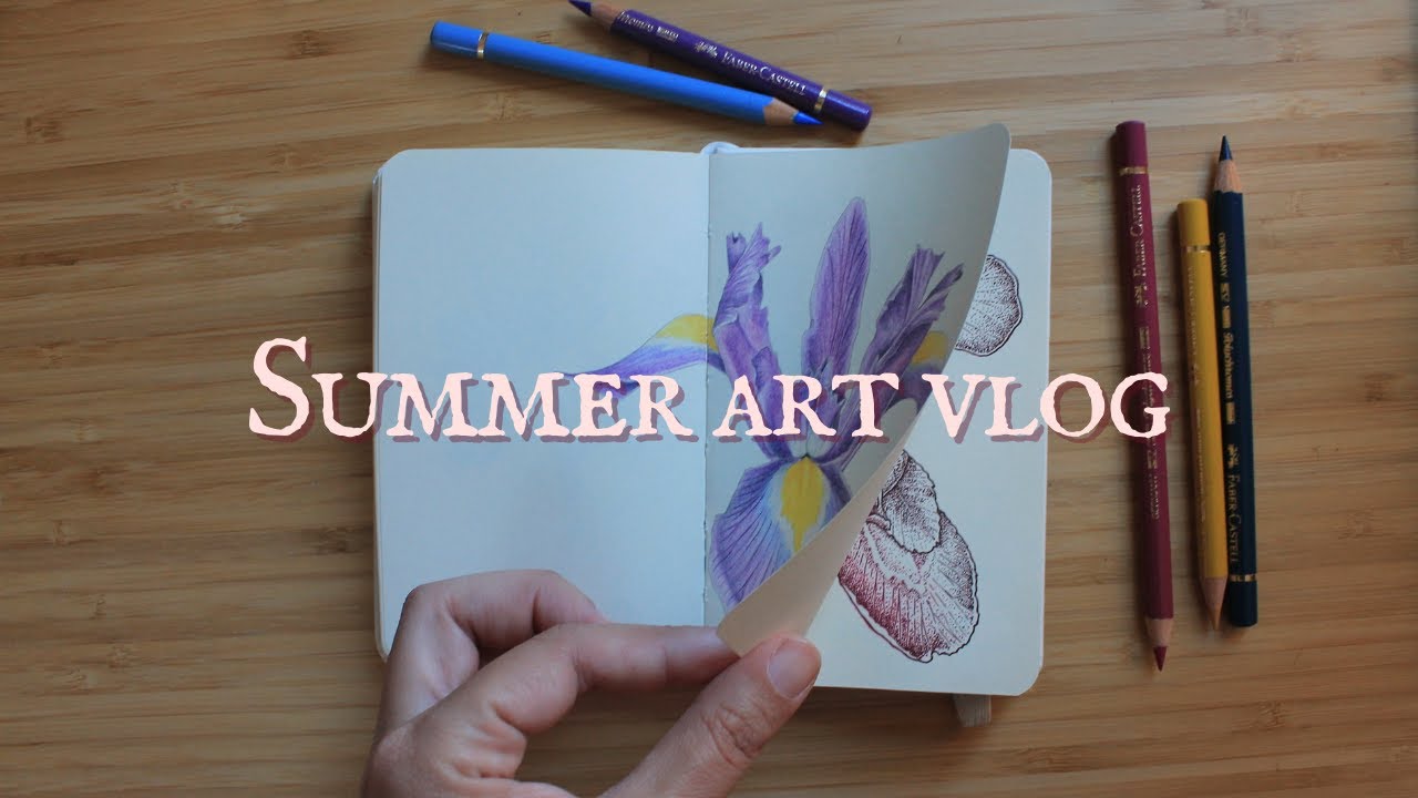 Summer Art Vlog ✹ France, Country life & Illustration