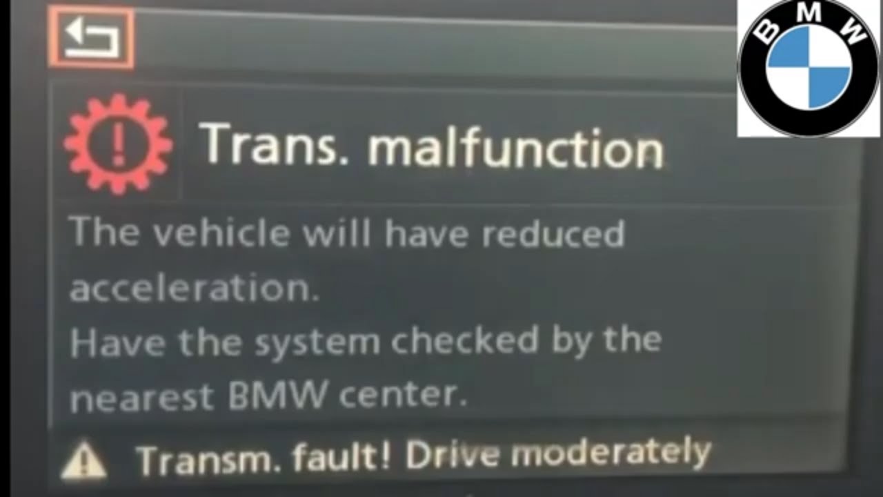 BMW Trans. Malfunction Symptoms 2006 530i