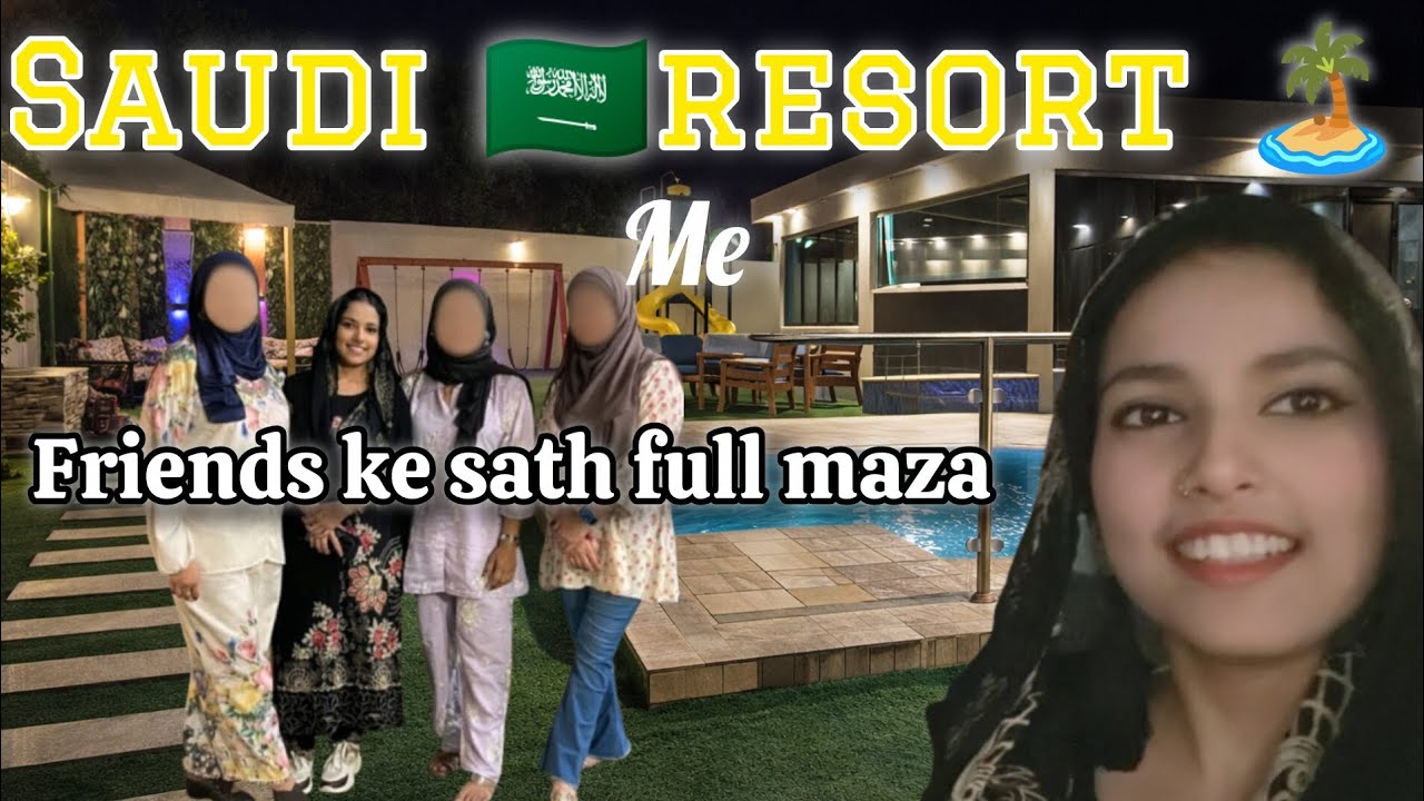 Saudi Arabia Resort Vlog 🏝️ | 3 Family Trip | Ghar ke Golgappe & Chicken