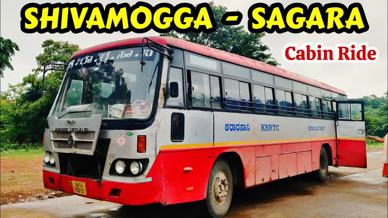 SHIVAMOGGA - SAGARA KSRTC Cabin Ride | Early-morning 