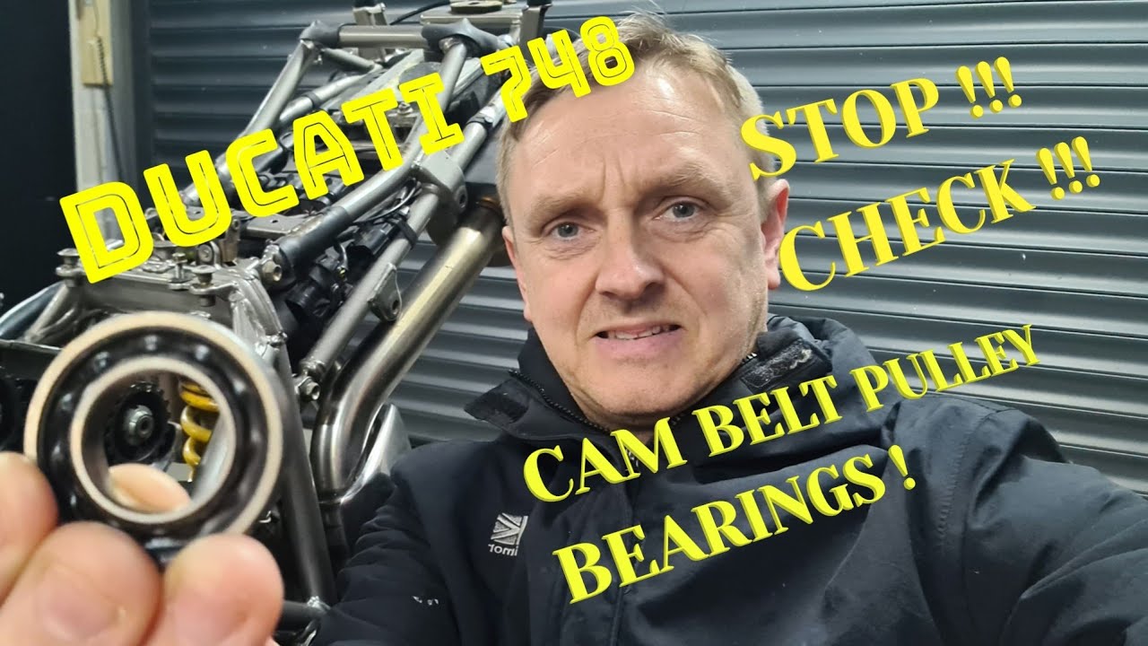 ЗАМЕНА ПОДШИПНИКОВ РЕМЕННОГО ШКИВА DUCATI