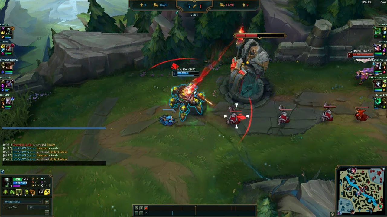 Urgot Champion Spotlight | Gameplay