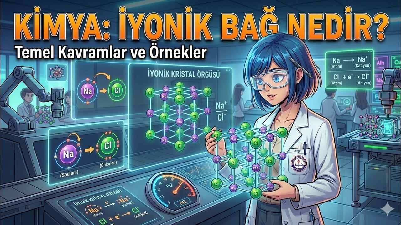 İyonik Bağ Nedir? | Kimya | Yeni Başlayanlar İçin Basit Anlatım