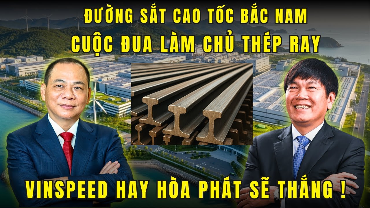 Việt Nam LÀM CHỦ thép ray đường sắt cao tốc, Khi Hòa Phát Và Vingroup Cùng Tranh Ngôi !