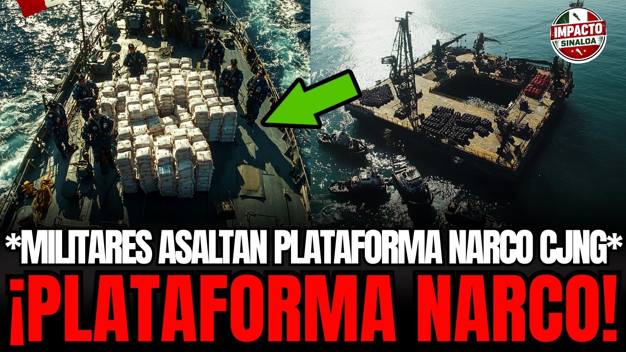 ¡EL CJNG en el MAR! Murciélagos DESTRUYEN Base FLOTANTE del CJNG con 12 TONELADAS COCAÍNA
