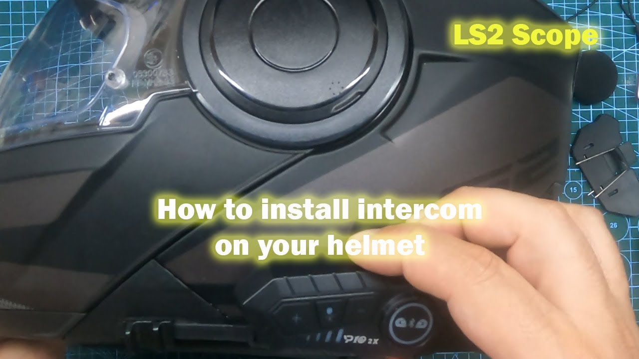 Как установить домофон на шлем. #bluetooth #домофон #ls2helmets