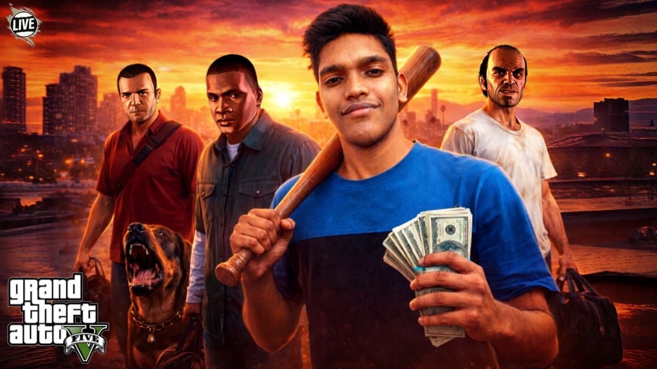 🌆 One City. Three Monsters. | GTA V LIVE (HINDI) | PART-3
