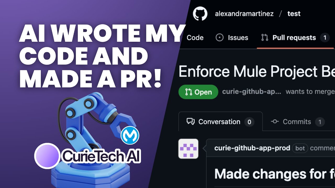 CurieTech AI Wrote My MuleSoft Best Practices &mdash; AND Opened a GitHub Pull Request! 😱
