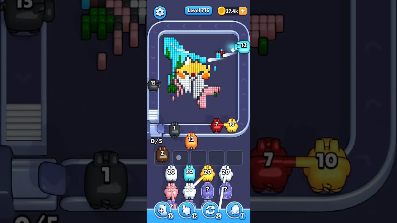 Pixel Flow level 716