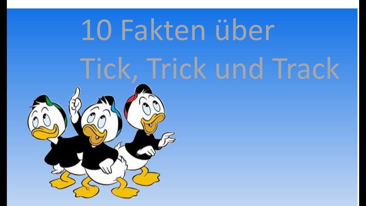 10 Fakten über Tick Trick und Track I Der Donaldist