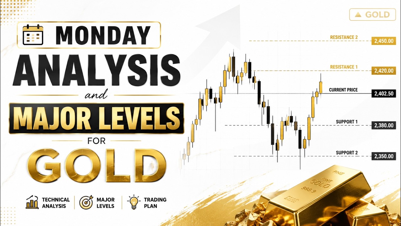 Gold Trading Plan for Monday | Support & Resistance Zones | XAGUSD Update | Crude Oil Trend