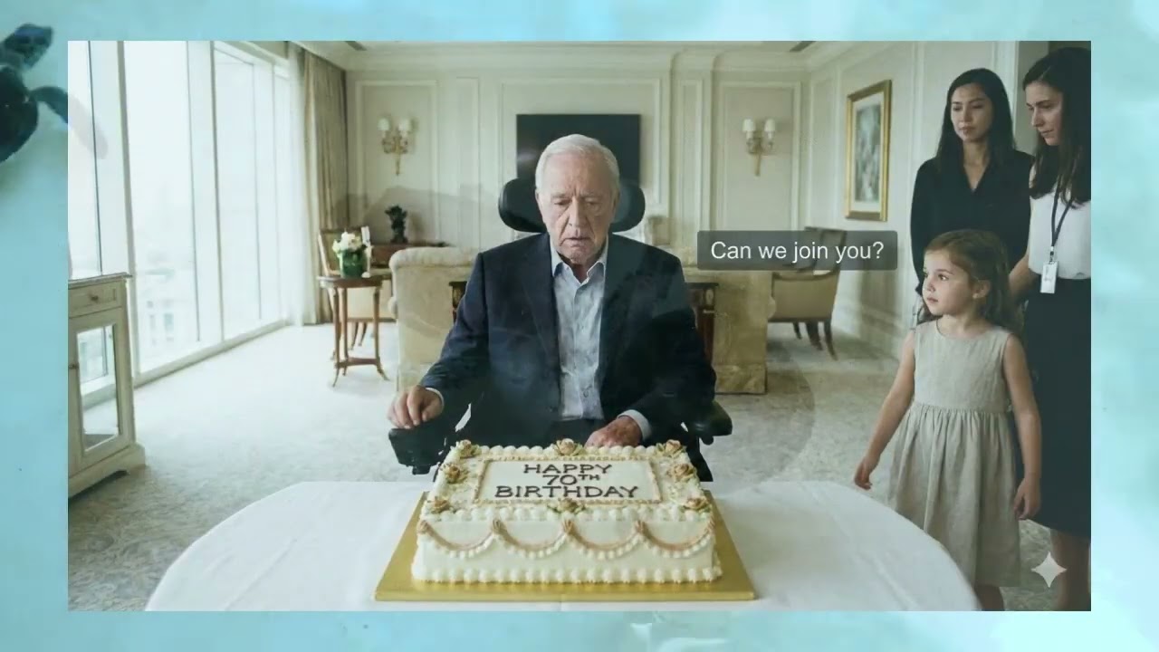 Paralyzed Billionaire CEO’s Sat Alone at His Birthday Cake—Until a Little Girl Said 'Can We Join You