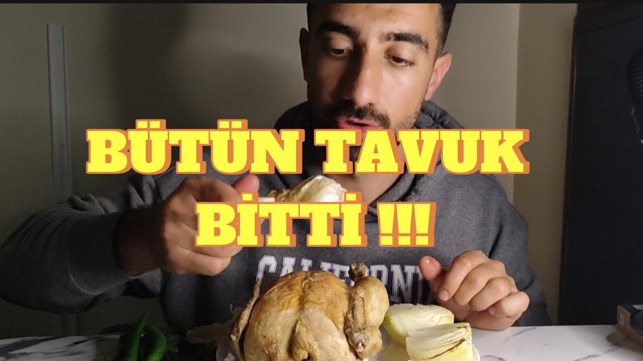 KIZARMIŞ TAVUK ASMR / T&Uuml;RK&Ccedil;E ASMR YEMEK #asmr