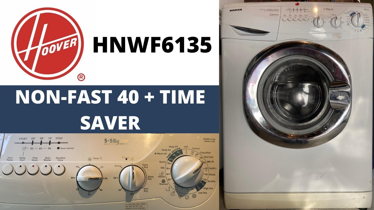 Hoover Nextra HNWF6135 Washer Dryer - Non-Fast 40 + Time Saver
