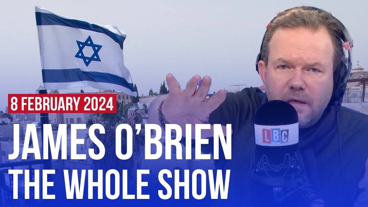 How will history judge Israel? | James O'Brien - The Whole Show