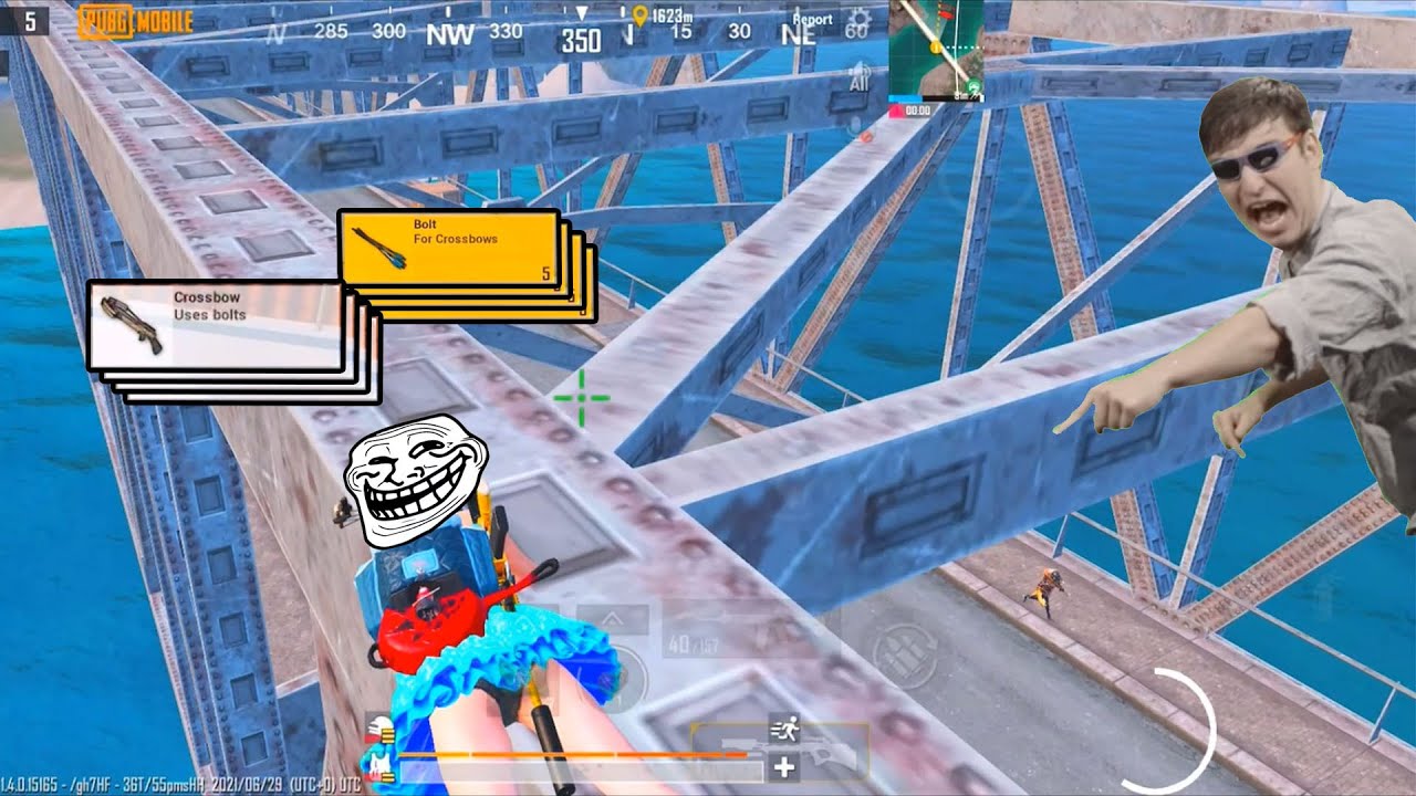 Лучший троллинг с арбалетом 🤣😂 | PUBG MOBILE СМЕШНЫЕ МОМЕНТЫ