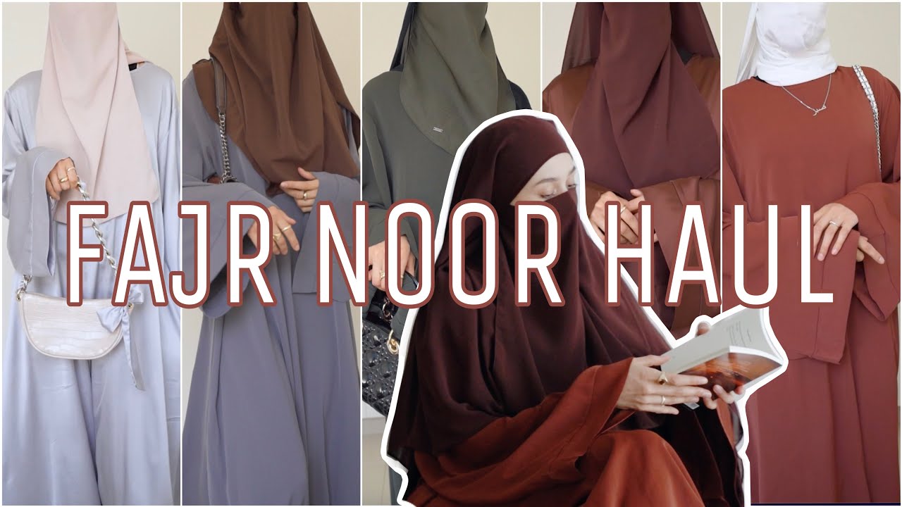 Абая, ювелирные изделия и книги | Fajr Noor Abaya Haul