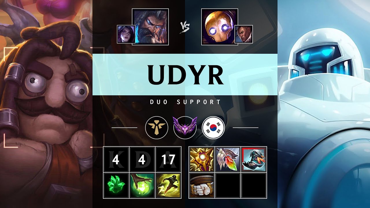 Udyr Support vs Blitzcrank - KR Master Patch 25.17