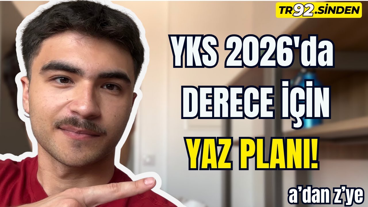 ‼️12.SINIFA GEÇENLER YAZIN NASIL ÇALIŞMALI? #tyt #ayt #yks2026