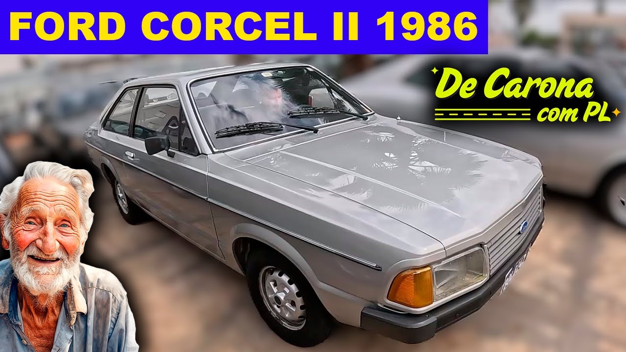 O CORCEL II DO VOV&Ocirc;!!! MODELO 1986 &Uacute;LTIMO ANO DE PRODU&Ccedil;&Atilde;O!!! ! DE CARONA COM PL!