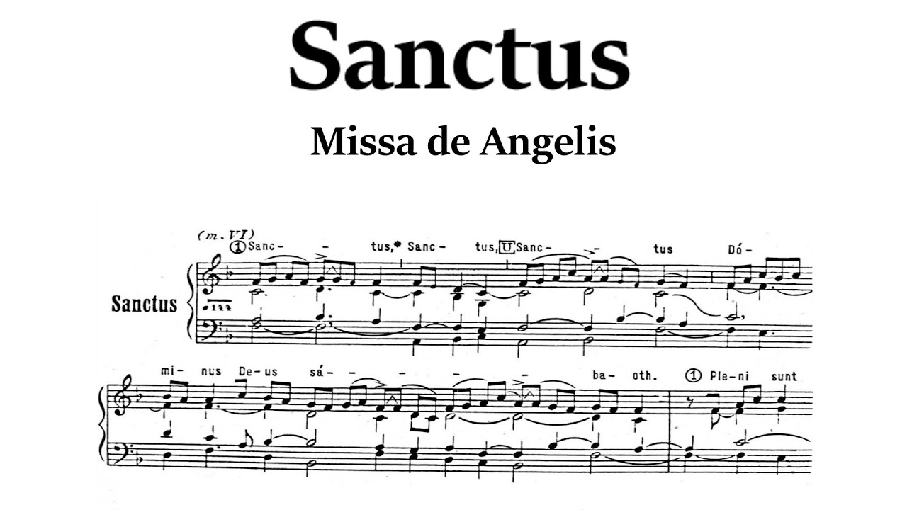 Sanctus - Messa De Angelis - Organo solo