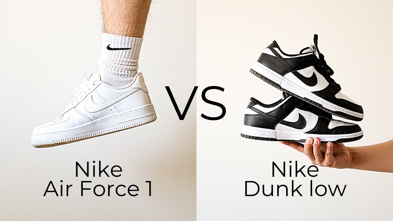 Nike Air Force 1 vs. Panda Dunk Low: Which Sneaker Reigns Supreme