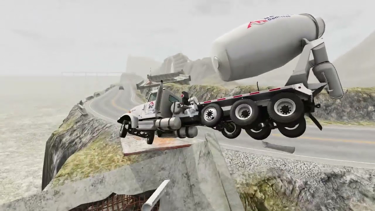 Realistic High-Speed Car Crashes in BeamNG.drive #87 | Ultra Detailed Crash Compilation