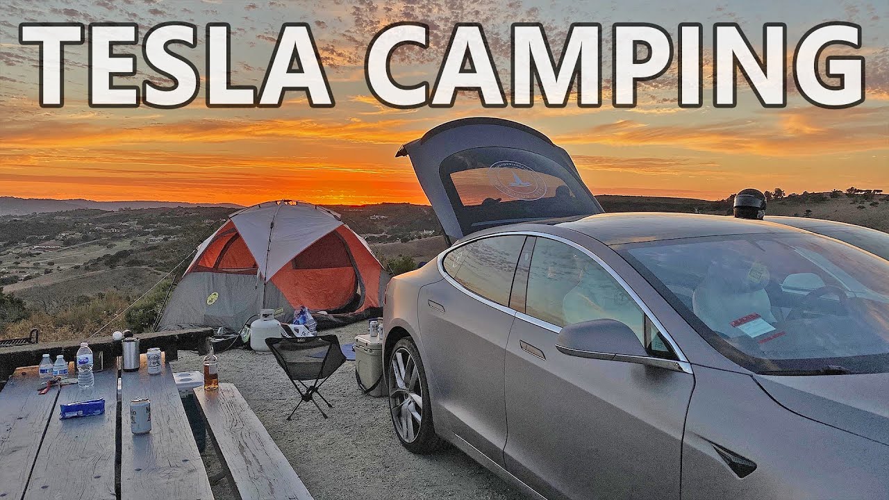 Our Tesla car camping adventure