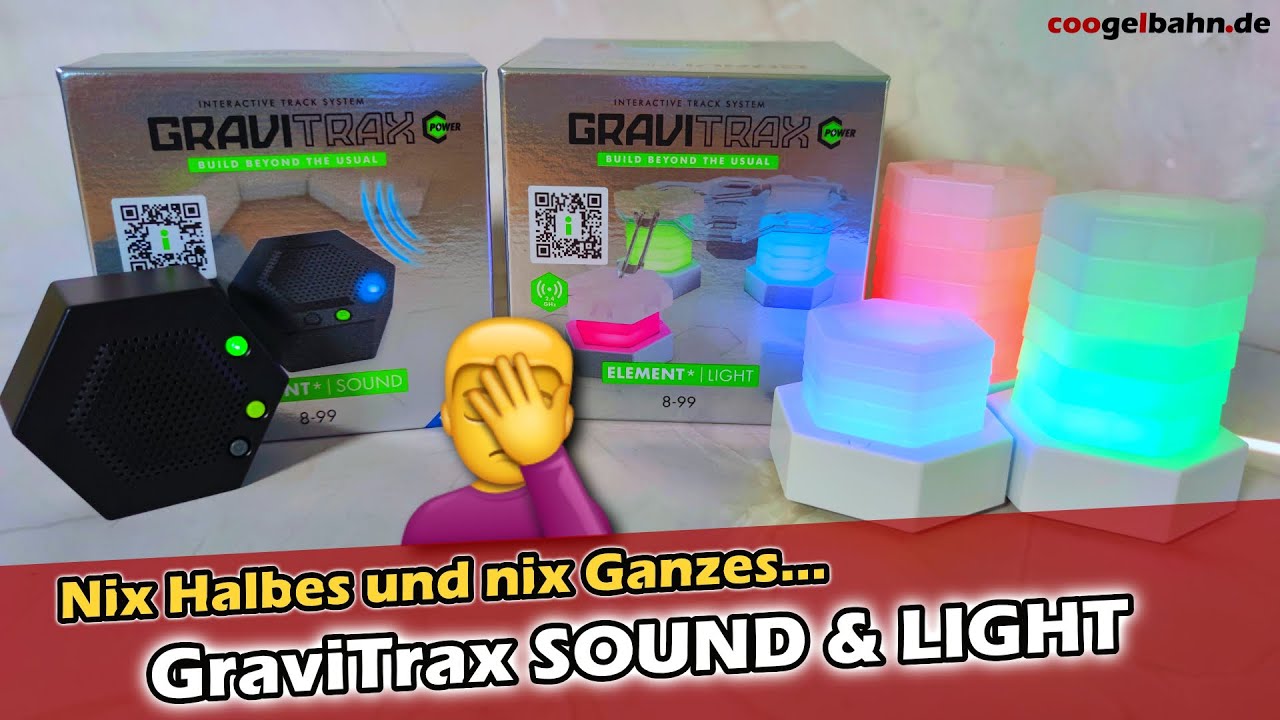 GraviTrax Power Element LIGHT & SOUND :: Gute Idee, leider kurz vor dem Ziel versemmelt...