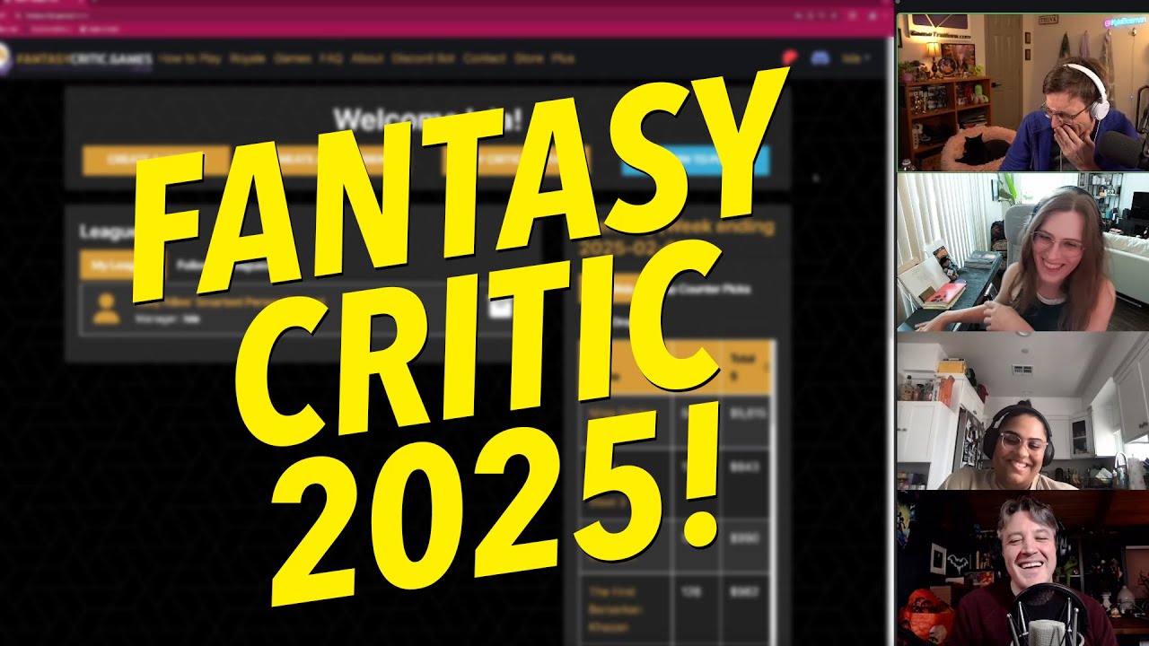 Easy Allies Fantasy Critic 2025! - 2024 Results and New 2025 Draft!