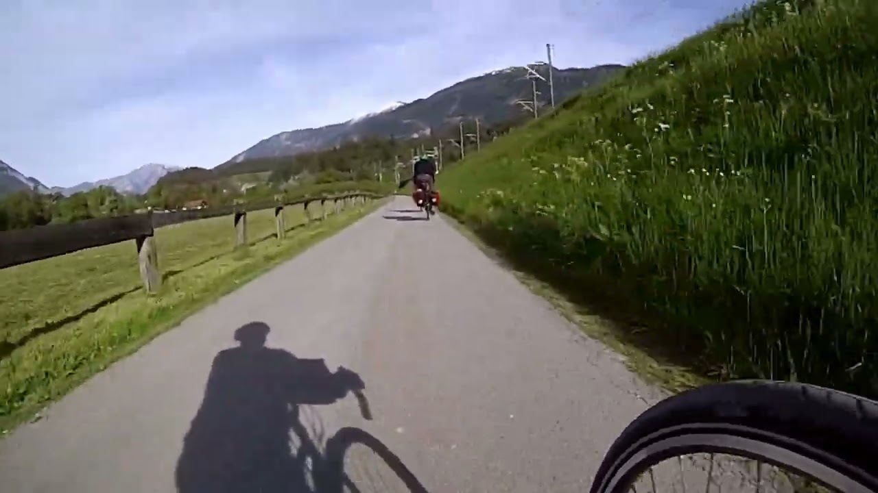 Eurovelo 15 - Rhine Cycle Route - Day 2 - Part 6 - Leaving Bonaduz, Switzerland-Remastered