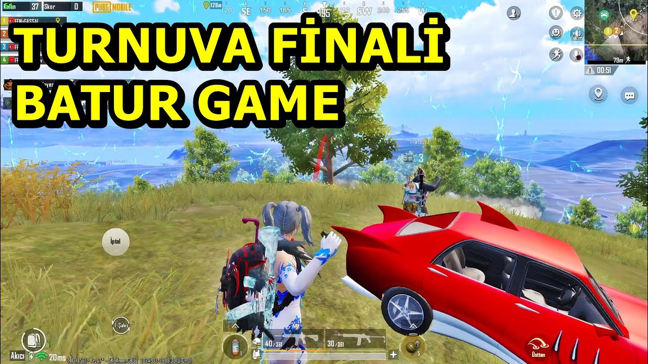 TURNUVA FİNALİ  TEAM FFW BATUR  PUBG MOBİLE