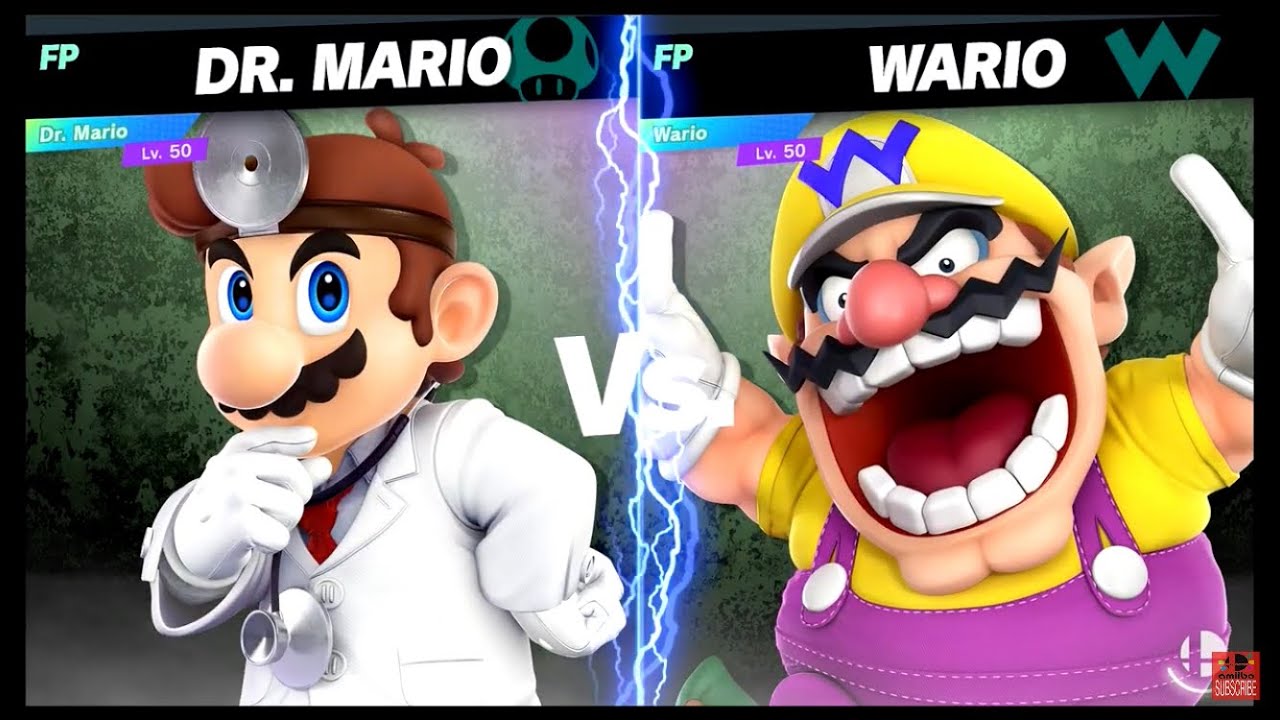 Super Smash Bros Ultimate Amiibo Fights – Request #22957 Dr Mario vs Wario
